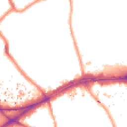 Night-time road noise heatmap for TW8 9PT