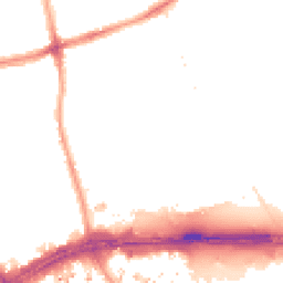 Night-time road noise heatmap for TW8 9QN