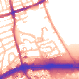 Daytime road noise heatmap for TW8 9QP