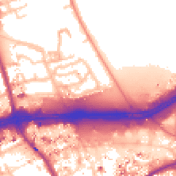 Daytime road noise heatmap for TW8 9RB