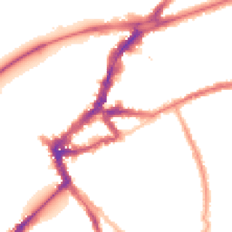 Night-time road noise heatmap for TW9 1AD