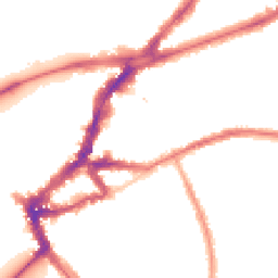 Night-time road noise heatmap for TW9 1AP