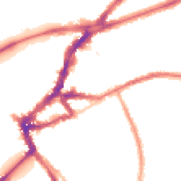 Night-time road noise heatmap for TW9 1BB