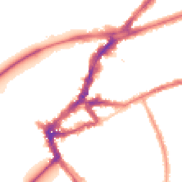 Night-time road noise heatmap for TW9 1EB