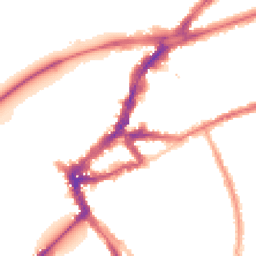 Night-time road noise heatmap for TW9 1ED