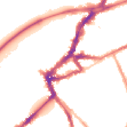 Night-time road noise heatmap for TW9 1HY