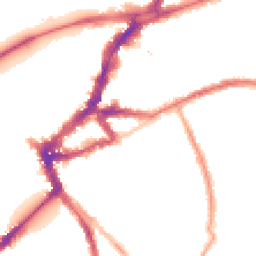 Night-time road noise heatmap for TW9 1LL