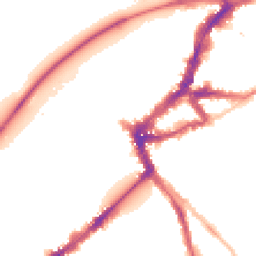 Night-time road noise heatmap for TW9 1ND