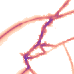 Night-time road noise heatmap for TW9 1QH