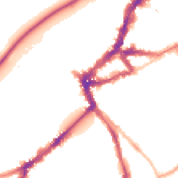Night-time road noise heatmap for TW9 1TN