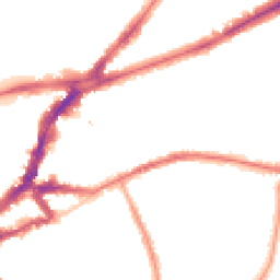 Night-time road noise heatmap for TW9 1UJ