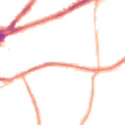 Night-time road noise heatmap for TW9 1UU