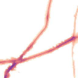 Night-time road noise heatmap for TW9 2AU