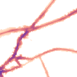 Night-time road noise heatmap for TW9 2BX