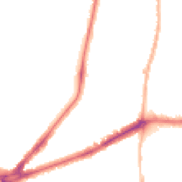 Night-time road noise heatmap for TW9 2DR