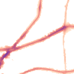 Night-time road noise heatmap for TW9 2HE