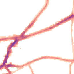 Night-time road noise heatmap for TW9 2JD
