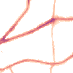 Night-time road noise heatmap for TW9 2JS