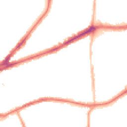 Night-time road noise heatmap for TW9 2JW