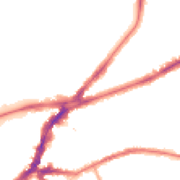 Night-time road noise heatmap for TW9 2PJ