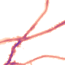 Night-time road noise heatmap for TW9 2PL