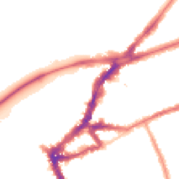 Night-time road noise heatmap for TW9 2RG