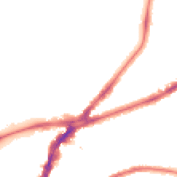 Night-time road noise heatmap for TW9 2TF