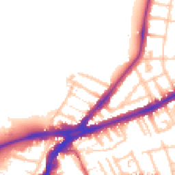 Daytime road noise heatmap for TW9 2TJ