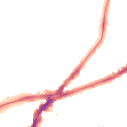 Night-time road noise heatmap for TW9 2TJ