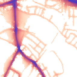Daytime road noise heatmap for TW9 3BG