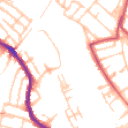 Daytime road noise heatmap for TW9 4BY