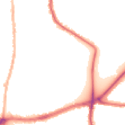 Night-time road noise heatmap for TW9 4EA