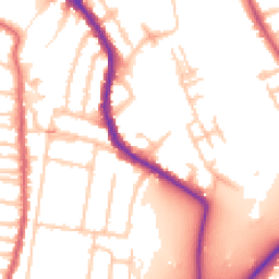 Daytime road noise heatmap for TW9 4EF