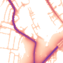 Daytime road noise heatmap for TW9 4FB