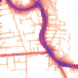 Daytime road noise heatmap for UB10 0AD