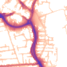 Daytime road noise heatmap for UB10 0AE