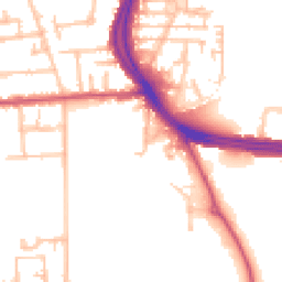 Daytime road noise heatmap for UB10 0AH