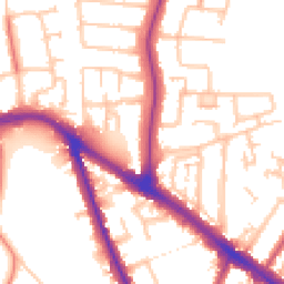 Daytime road noise heatmap for UB10 0AL