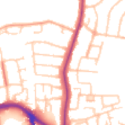 Daytime road noise heatmap for UB10 0AR