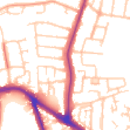 Daytime road noise heatmap for UB10 0AW