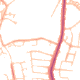 Daytime road noise heatmap for UB10 0BL