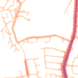 Daytime road noise heatmap for UB10 0BN