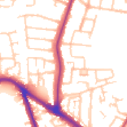 Daytime road noise heatmap for UB10 0EQ