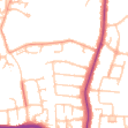 Daytime road noise heatmap for UB10 0HW