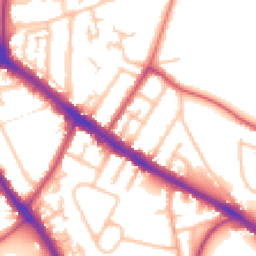 Daytime road noise heatmap for UB10 0QR