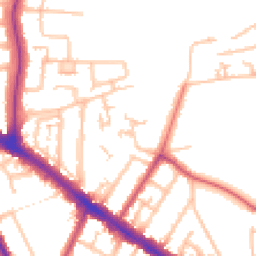 Daytime road noise heatmap for UB10 0TJ