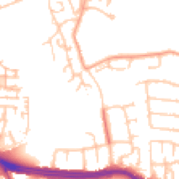Daytime road noise heatmap for UB10 0XA