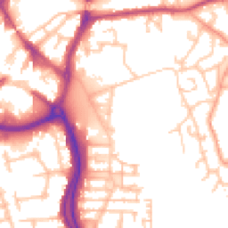 Daytime road noise heatmap for UB10 0YH