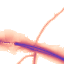 Night-time road noise heatmap for UB10 8AF