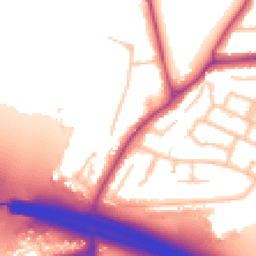 Daytime road noise heatmap for UB10 8AX